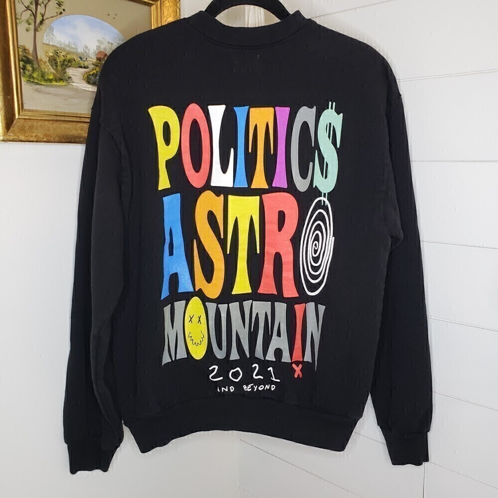 Sneaker Politics Snowboarding Astro Mountain 'You Had To Be There' Sweatshirt M — image 2 of 3